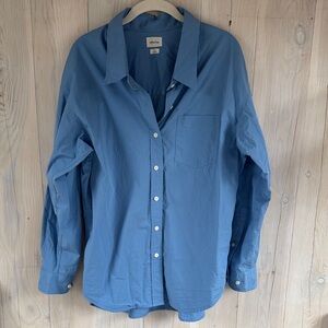 Aritzia Wilfred Oversized Button Down Shirt Size S
